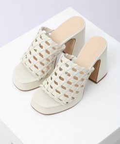 Tejido|Sandalias|Plataformas Souliers Martinez | Alba Estrella